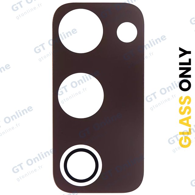 Lentille de caméra arrière avec adhésif pour Samsung Galaxy S20 FE 4G / 5G (Cloud Orange)