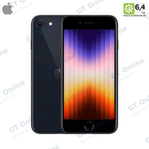 Smartphone Occasion Apple iPhone SE 2022 (3e Gen) 64Go Grade C Minuit