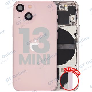 Châssis pour Apple iPhone 13 Mini (version US, origine d'occasion — grade B, rose)
