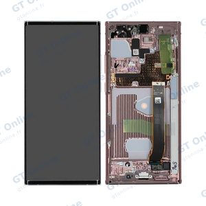 Écran Tactile Oled avec Châssis Samsung Galaxy Note 20 Ultra 5G N986/Galaxy Note 20 Ultra N985 Bronze Mystique
