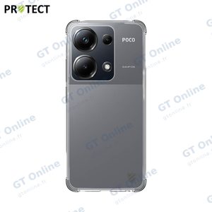 Coque Silicone Renforcée PROTECT pour Xiaomi Poco M6 Pro 4G Transparent — vue 2