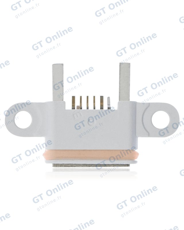 Connecteur de charge à souder — format Micro A, 6 broches, 4 points de fixation (C266)