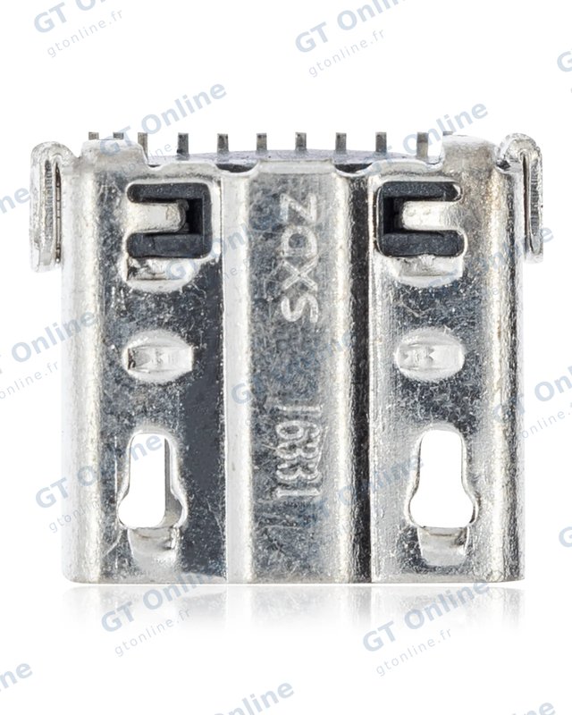 Connecteur de charge à souder — format Micro B, 11 broches, 4 points de fixation (C227)