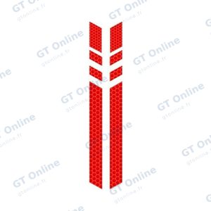 Stickers Décoratifs pour Trottinettes Électriques Rouge