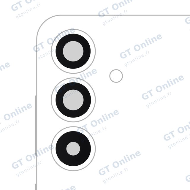 Lentille de caméra arrière avec adhésif pour Samsung Galaxy S25 FE 5G (premium)