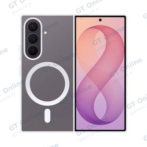 Coque Silicone MagSafe Compatible pour Samsung Galaxy Z Fold 8 Ultra F976 Transparent — vue 2