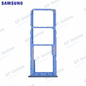 Tiroir SIM Original Samsung Galaxy A21S A217F GH98-45392C Bleu Prism