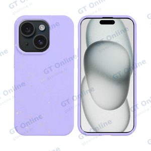 Coque Bambou Biodégradable PROTECT pour Apple iPhone 15 Plus (#5) Violet Clair