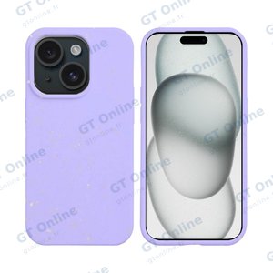 Coque Bambou Biodégradable PROTECT pour Apple iPhone 15 Plus (#5) Violet Clair