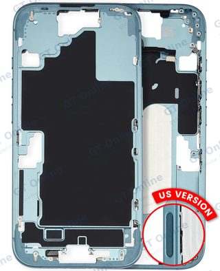 Châssis pour Apple iPhone 16 (version US, origine d'occasion — grade A, Teal)