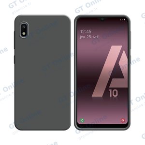 Coque Silicone Compatible pour Samsung Galaxy A10 A105 (#5) Gris