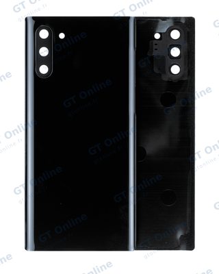 Vitre arrière pour Samsung Galaxy Note 10 (pack service origine, noir Aura)