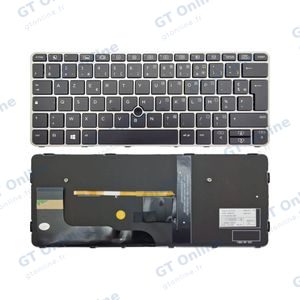 Clavier PC Portable HP EliteBook 725 G4 / 820 G4 AZERTY