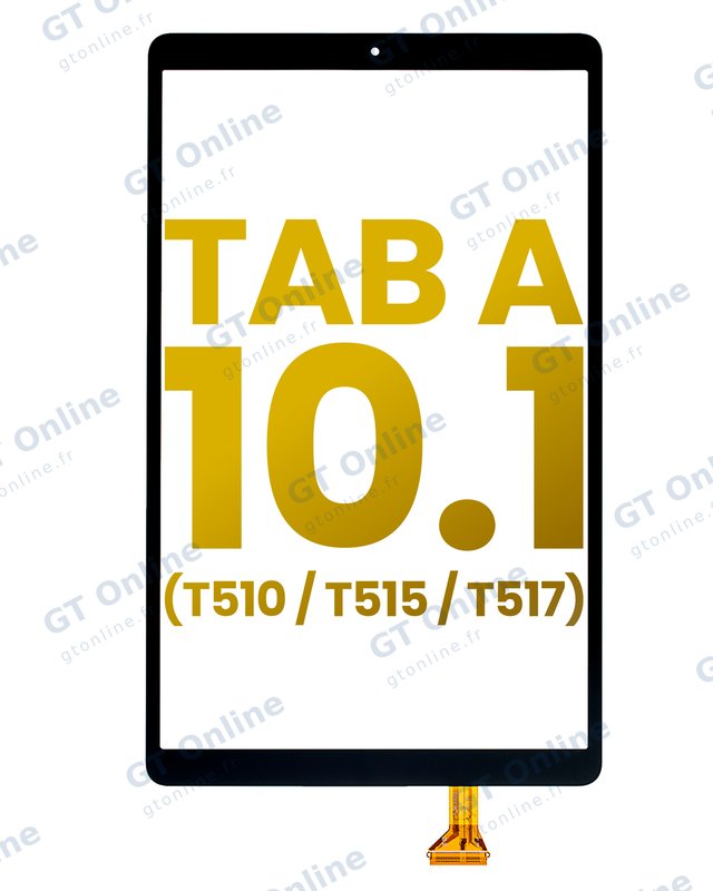 Vitre tactile pour Samsung Galaxy Tab A 10.1" (T510 / T515 / T517) (2019) (noir)