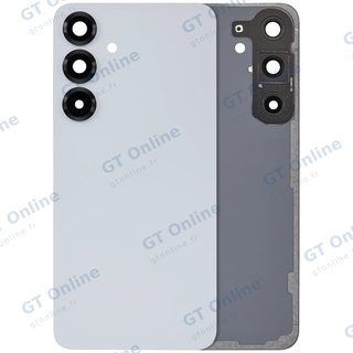 Vitre arrière pour Samsung Galaxy S25 Plus 5G (sans logo, compatible premium, Icy Blue)