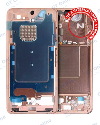 Châssis pour Samsung Galaxy S24 5G (version US & internationale, orange Sandstone)