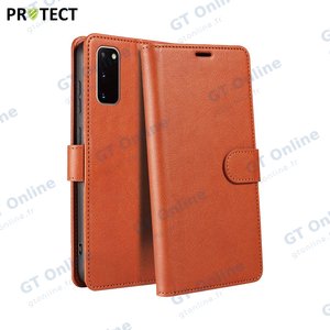 Housse de Protection IP011 PROTECT pour Samsung Galaxy S20 5G G981/Galaxy S20 G980 Marron
