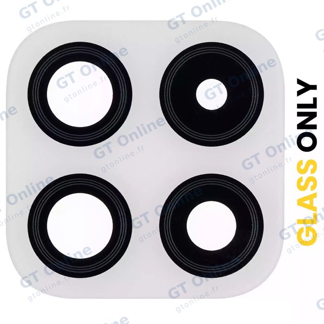 Lentille de caméra arrière avec adhésif pour Samsung Galaxy A22 5G (A226 / 2021) (blanc)