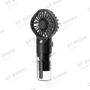 Mini Ventilateur Portable avec Humidificateur Noir