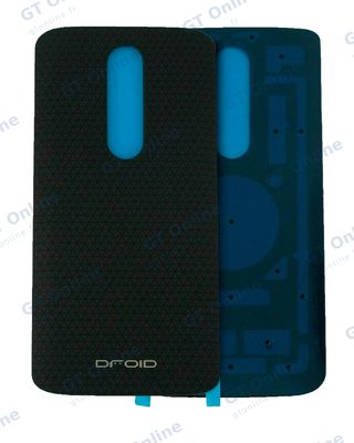 Vitre arrière pour Motorola Droid Turbo 2 (XT1585 / XT1580 / XT1581 / 2015) (noir)