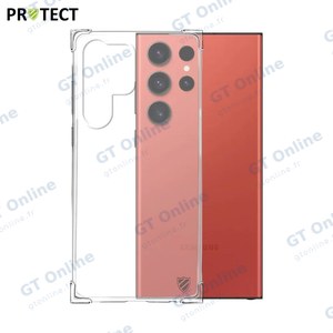 Coque Silicone Renforcée PROTECT pour Samsung Galaxy S23 Ultra 5G S918 Transparent