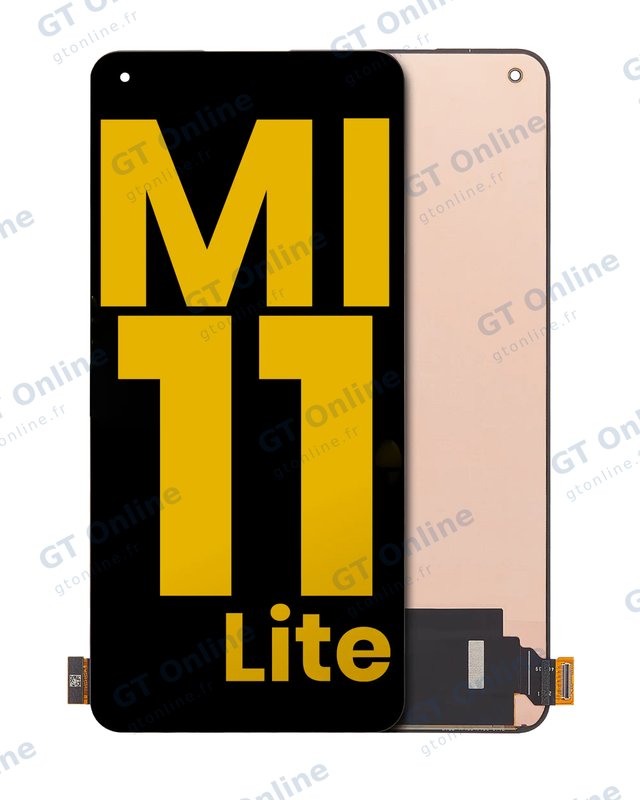 Écran OLED sans châssis pour Xiaomi Mi 11 Lite / Xiaomi Mi 11 Lite 5G (reconditionné, toutes couleurs)