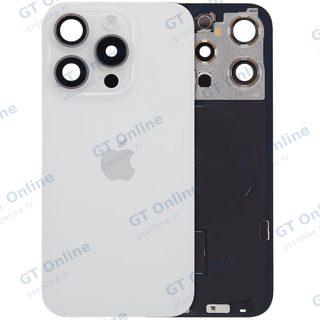 Vitre arrière pour Apple iPhone 15 Pro (UK / EU Version, origine, White Titanium)
