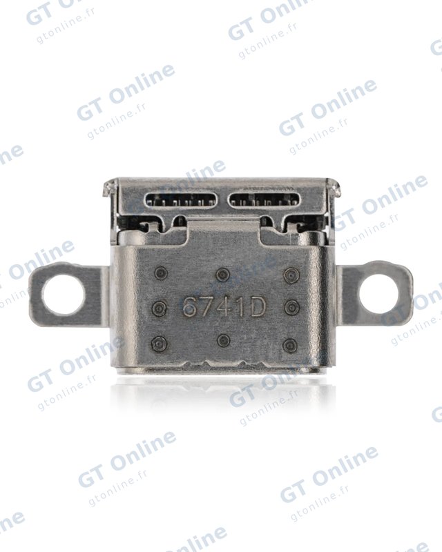Connecteur de charge à souder — format Type C, 24 broches, 2 points de fixation (C343)