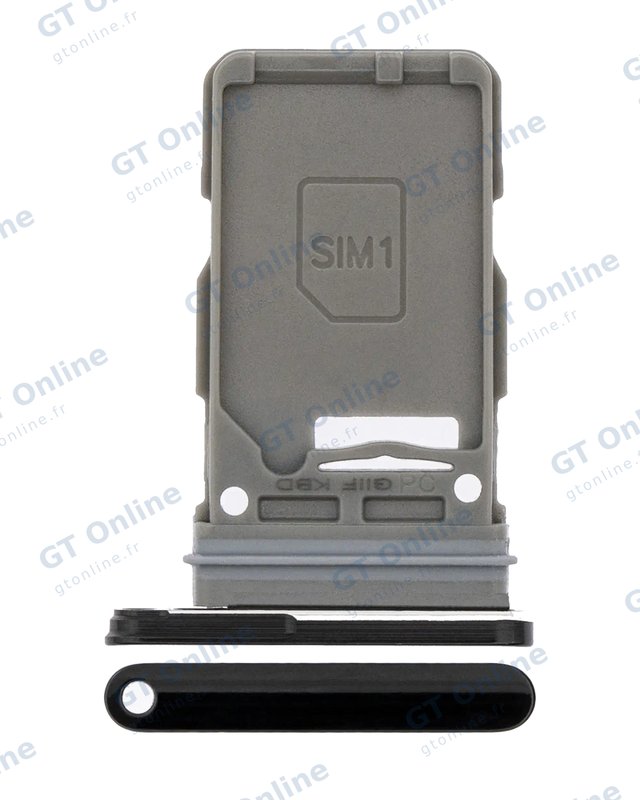 Tiroir simple SIM pour Samsung Galaxy S21 Plus (noir fantôme)