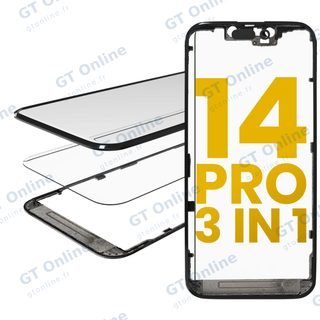 Vitre d’écran avec OCA pour Apple iPhone 14 Pro (OCA Master)