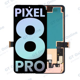 Écran OLED avec châssis et capteur d’empreintes pour Google Pixel 8 Pro (origine, toutes couleurs)