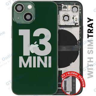 Châssis arrière pour iPhone 13 mini (EU / Global, occasion d’origine, grade B, vert)