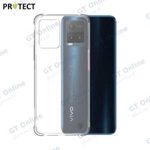 Coque Silicone Renforcée PROTECT pour Vivo Y21s/Y21/Y33s 4G Transparent
