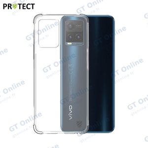 Coque Silicone Renforcée PROTECT pour Vivo Y21s/Y21/Y33s 4G Transparent