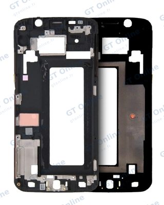 Châssis pour Samsung Galaxy S6 Edge (pack service origine, noir saphir)