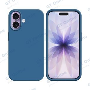 Coque Silicone Compatible pour Apple iPhone 17 (#20) Bleu Marine
