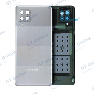 Vitre arrière pour Samsung Galaxy A42 5G (A426 / 2020) (pack service origine, gris Prism Dot)
