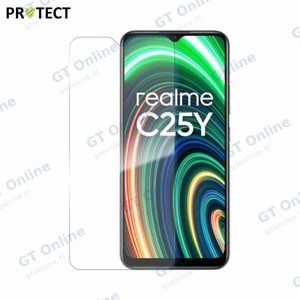 Verre Trempé Classique PROTECT pour Realme C25Y Transparent