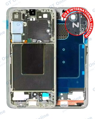 Châssis pour Samsung Galaxy S24 5G (version US & internationale, jaune ambre)