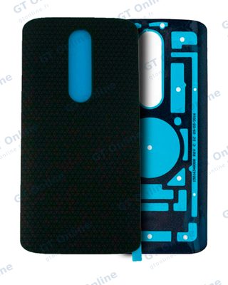 Vitre arrière pour Motorola Moto Droid Turbo 2 (XT1585 / 2015) Moto X Force (XT1580 / 2015) (origine, noir)