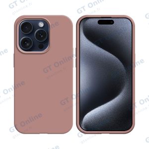 Coque Silicone Compatible pour Apple iPhone 15 Pro (#06) Rose