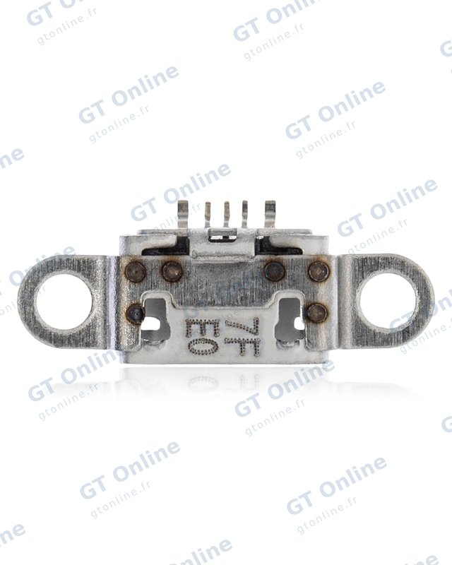 Connecteur de charge à souder — format Micro B, 5 broches, 4 points de fixation (C259)