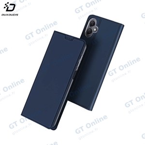 Housse de Protection Skin Pro Dux Ducis pour Samsung Galaxy A06 A065 Bleu