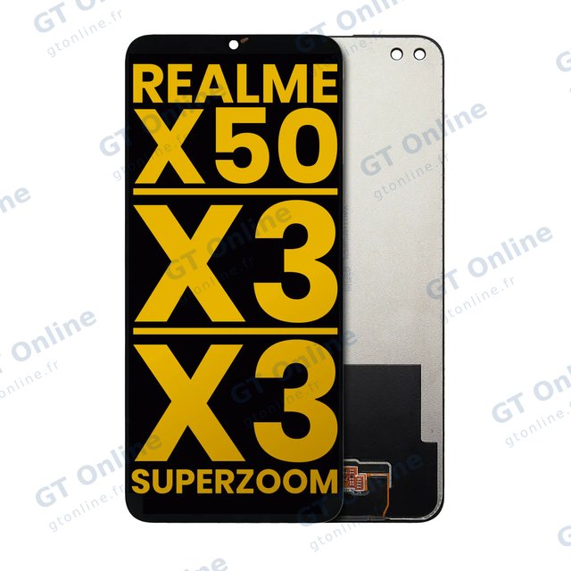Écran LCD sans châssis pour Realme X50 5G / X3 / X3 SuperZoom (reconditionné, toutes couleurs)