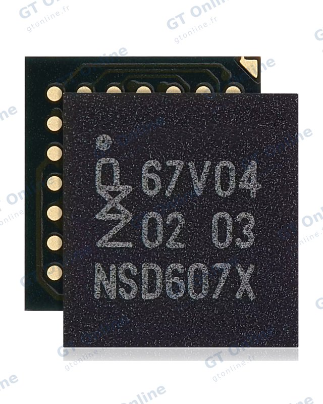 Circuit contrôleur NFC pour Apple iPhone 7 / 7 Plus / iPad Pro 12.9" 2nd Gen (2017) (NFC_RF: PN67VEU3: 49 Pins)