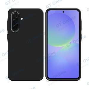 Coque Silicone Compatible pour Samsung Galaxy A36 5G A366/Galaxy A56 5G A566 (#3) Noir