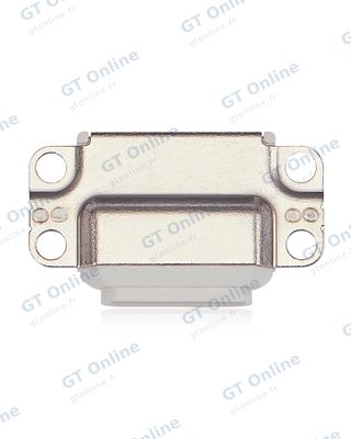 Connecteur de charge nu à souder pour Apple iPad Mini 4 / Mini 5 / Air 2 / Air 3 / Pro 9.7" (soudure requise, blanc, lot de 10)
