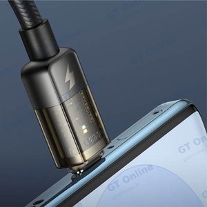 Câble Data USB vers USB-C Mcdodo CA-3150 Super Charge (Mise Hors Tension Automatique) 1.2m Noir — vue 2