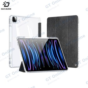 Housse de Protection Unid Dux Ducis pour Apple iPad Pro 12.9" (3e génération)/iPad Pro 12.9" (4e génération) — Noir