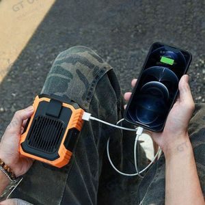 Mini Ventilateur Portable Batterie Externe IFMF-09 Clip de Ceinture Orange — vue 2